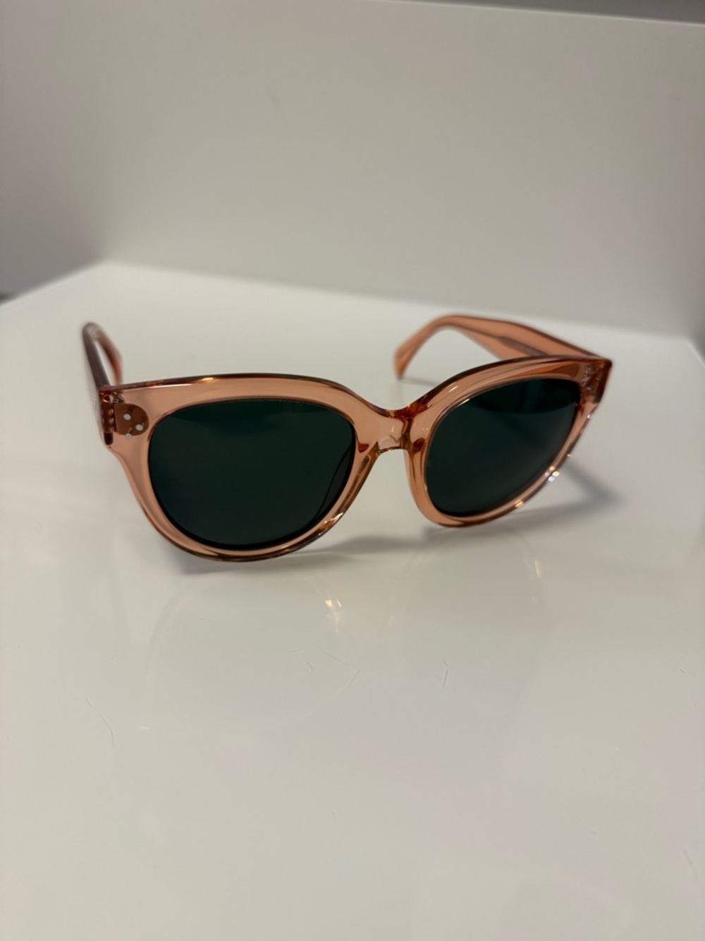 Celine Pink Crystal Frame Sunglasses